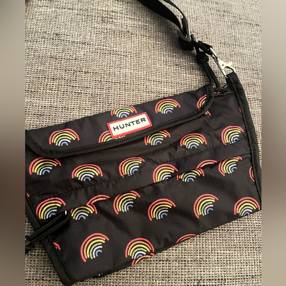 Hunter Original Mini Rainbow Packable Crossbody B… - image 4